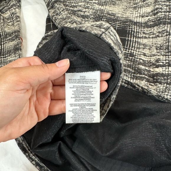 BCBGENERATION PLAID LONG SLEEVE DRESS - Picture 10 of 10